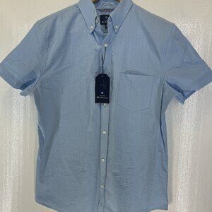 Ben Sherman NWT Mens Button Down Collar Shirt Medium Blue